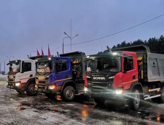 УСЛУГИ спецтехники, самосвали SCANIA 15 шт